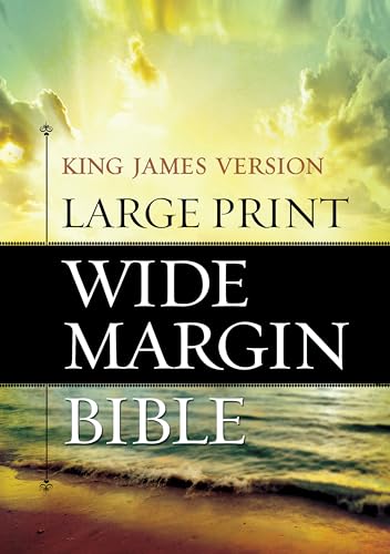 9781619700895: KJV Large Print Wide Margin Bible (Hardcover, Red Letter)