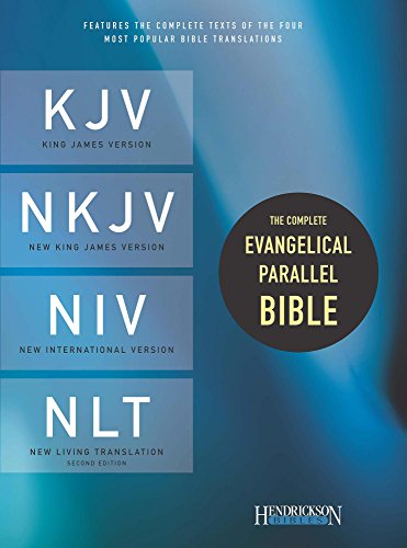 9781619705982: The Complete Evangelical Parallel Bible: King James Version, New King James Version, New International Version, New Living Translation, Red/Gray Flexisoft