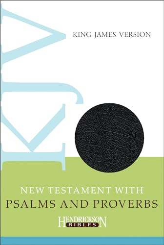 Beispielbild fr KJV New Testament with Psalms and Proverbs (Imitation Leather, Black) zum Verkauf von GF Books, Inc.