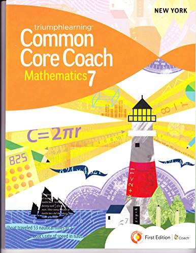 Stock image for Common Core Coach Mathematics 7 (New York Version) for sale by Irish Booksellers