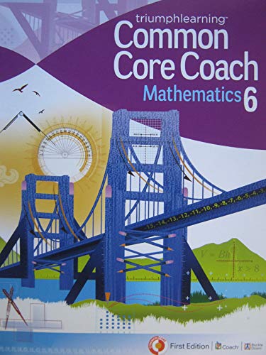 Imagen de archivo de Common Core Coach, Mathematics Gr. 6 a la venta por BooksRun