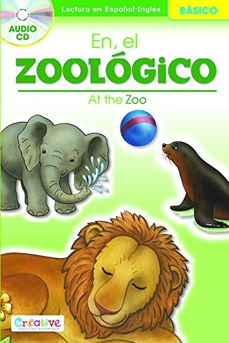 9781620022818: At The Zoo / En el Zoolgico with CD (English and Spanish Edition)