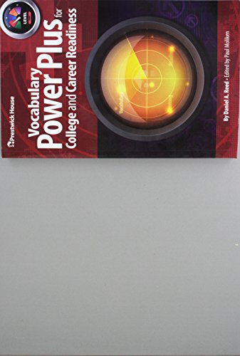 Stock image for Vocabulary Power Plus for College and Career Readiness Level One for sale by SecondSale