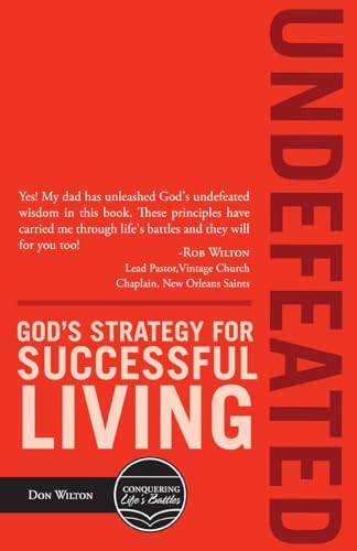 Stock image for Undefeated: God's Strategy for Successful Living for sale by ThriftBooks-Dallas