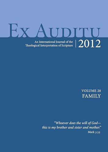 Stock image for Ex Auditu - Volume 28 for sale by ThriftBooks-Atlanta