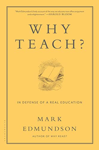 Beispielbild fr Why Teach? : In Defense of a Real Education zum Verkauf von Better World Books
