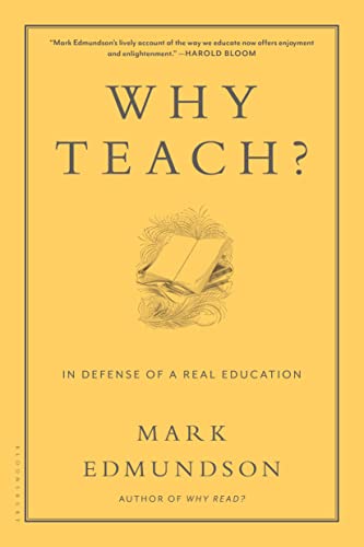 Beispielbild fr Why Teach?: In Defense of a Real Education zum Verkauf von BooksRun