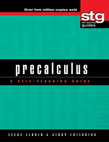 Imagen de archivo de Precalculus: A Self-Teaching Guide (Wiley Self-Teaching Guides) a la venta por BooksRun