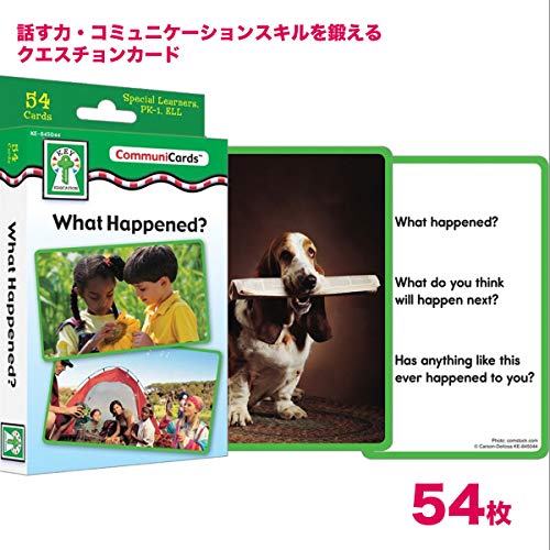 9781620573488: What Happened? Learning Cards: Special Learners, Pk-1, Ell