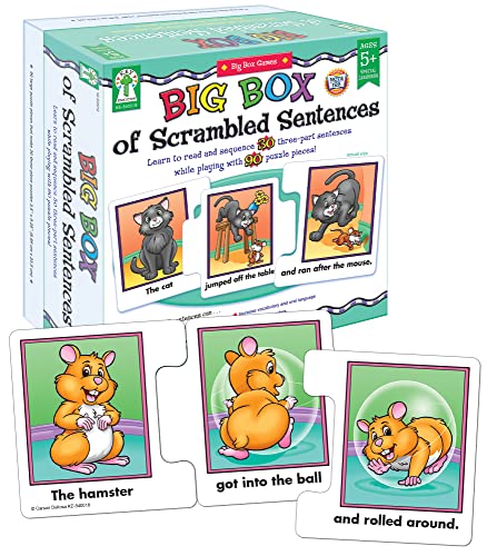 Big Box of Scrambled Sentences Puzzle (Big Box Games) (9781620573617) by Key Education Pub. Co.