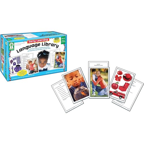 9781620573716: Early Learning Language Library, Grades Pk - K: 160 Photo Cards for Building Vocabulary and Expressive and Receptive Language Skills