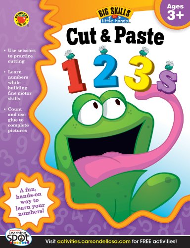 Stock image for Carson Dellosa | Cut and Paste Workbook | Preschool?Kindergarten, 32pgs (Big Skills for Little Hands) for sale by GF Books, Inc.