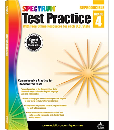 Immagine dell'editore per Spectrum Test Practice, Grade 4: Volume 64 venduto da ThriftBooks-Atlanta