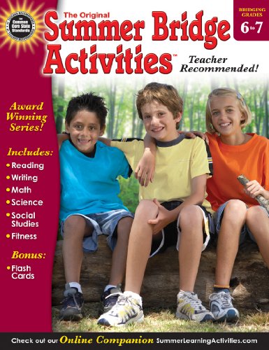Beispielbild fr Summer Bridge Activities - Bridging Grades, 6 - 7 zum Verkauf von Better World Books