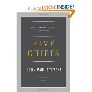 Stock image for Five Chiefs: A Supreme Court Memoir for sale by HPB Inc.