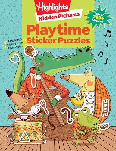 9781620917862: Playtime Sticker Puzzles (Highlights Sticker Hidden Pictures)