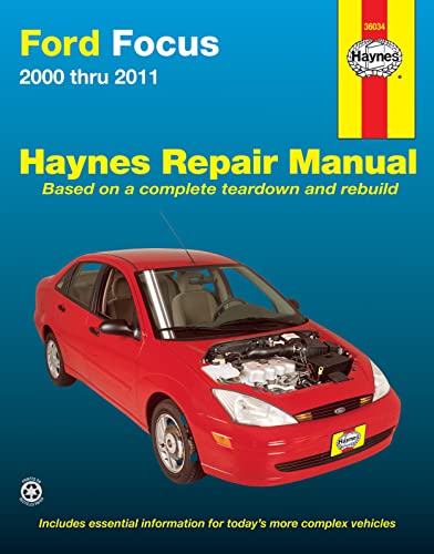 Imagen de archivo de Ford Focus 2000 Thru 2011 Haynes Repair Manual a la venta por Better World Books