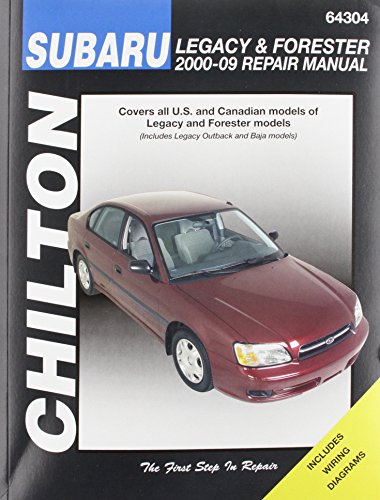 Chilton Total Car Care Subaru Legacy 2000-2009 & Forester 2000-2008 Repair Manual (9781620920220) by Chilton