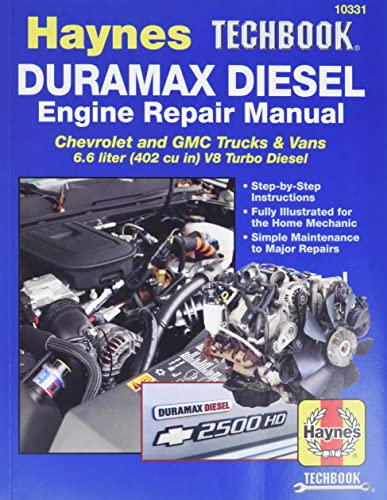 Imagen de archivo de Duramax Diesel Engine for Chevrolet & GMC Trucks & Vans (01-12) Haynes TECHBOOK a la venta por Books Unplugged