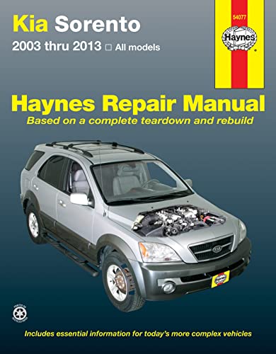 Beispielbild fr Kia Sorento Automotive Repair Manual: 2003-13 (Haynes Automotive Repair Manuals) zum Verkauf von Monster Bookshop