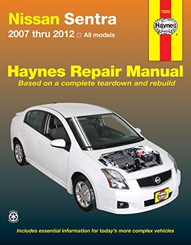 9781620921036: Nissan Sentra (07-12) Haynes Repair Manual Editors of Haynes Manuals