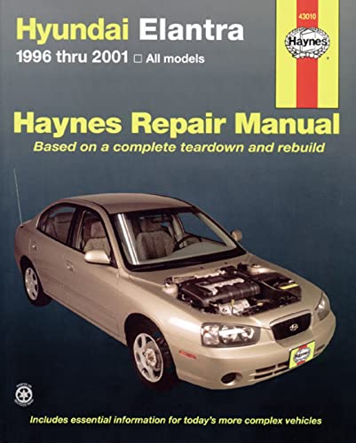 Stock image for Hyundai Elantra (96-13) Haynes Repair Manual for sale by Idaho Youth Ranch Books