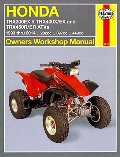 9781620921104: Honda TRX300EX,TRX400EX,TRX450R/ER ATVs (93-14) Haynes Repair Manual (Paperback)