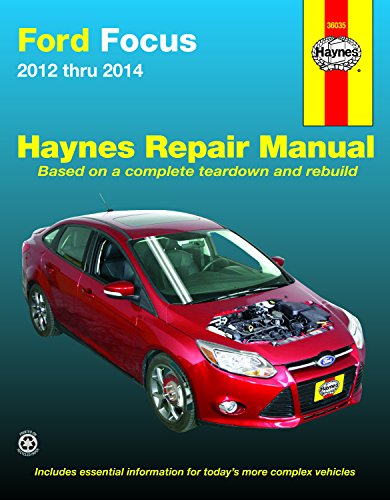 Stock image for Ford Focus (12-14) Haynes Repair Manual (Does not include information specific to Focus Electric models. Includes thorough vehicle coverage apart from the specific exclusion noted) for sale by Irish Booksellers