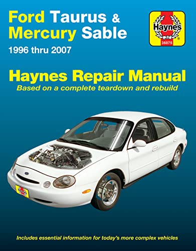 Imagen de archivo de Ford Taurus Mercury Sable (1996-2007) Haynes Repair Manual (USA) (Paperback) a la venta por Goodwill Books