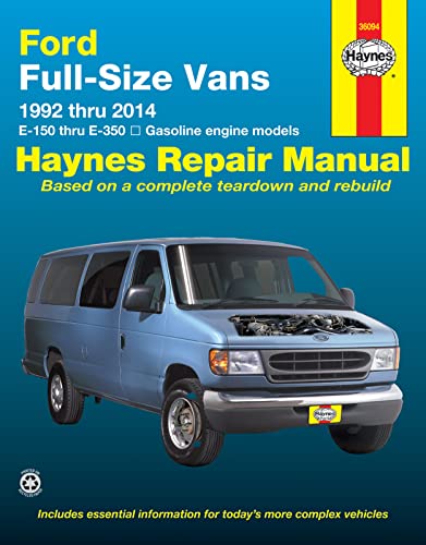 Beispielbild fr Ford full-size E-150-E-350 petrol vans (92-14) Haynes Manual USA (Paperback) zum Verkauf von Pheonix Books and Collectibles