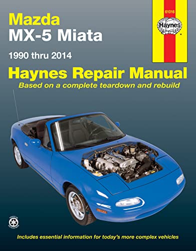 Stock image for Mazda MX-5 Miata (90-14) Haynes Repair Manual (Does not include information specific to turbocharged models. Includes thorough vehicle coverage apart from the specific exclusion noted) for sale by HPB-Red