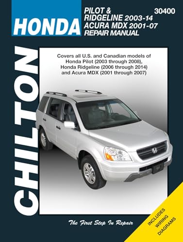Beispielbild fr Honda Pilot/Ridgeline &amp; Acura MDX Automotive Repair Manual zum Verkauf von Blackwell's