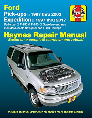 Beispielbild fr Ford Pickups, Expedition, Lincoln Nav 2WD and 4WD Gas F-150 (97-03), F-150 Heritage (04), F-250 (97-99), Expedition (97-17), Navigator (98-17) Haynes Repair Manual zum Verkauf von Better World Books
