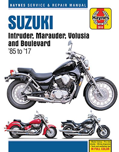 Stock image for Suzuki Intruder, Marauder, Volusia & Boulevard, 1985-2017 Haynes Repair Manual: Does Not Include Vx800 Marauder for sale by ThriftBooks-Dallas
