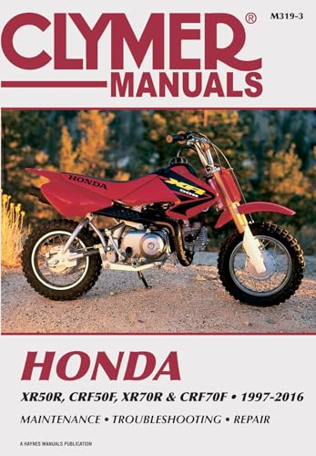 9781620923344: Honda XR50R, CRF50F, XR70R and CRF70F, 2000-2016 Clymer Repair Manual (Clymer Powersport)