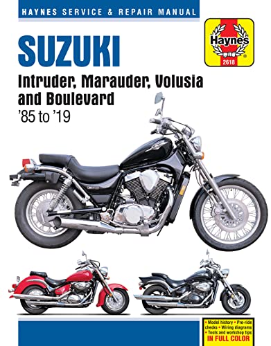 Stock image for Suzuki Intruder, Marauder, Volusia and Boulevard Haynes Service & Repair Manual: 1985 to 2019 for sale by THE SAINT BOOKSTORE
