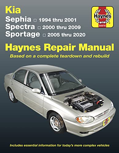 Stock image for Kia Sephia (94-01),Spectra (00-09),Sportage (05-20) Haynes Manual US (Paperback) for sale by SecondSale