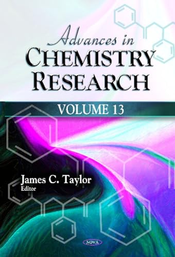 Beispielbild fr Advances in Chemistry Research: Volume 13 zum Verkauf von Buchpark