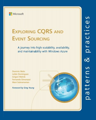 Beispielbild fr Exploring CQRS and Event Sourcing: A journey into high scalability, availability, and maintainability with Windows Azure (Microsoft patterns & practices) zum Verkauf von GF Books, Inc.