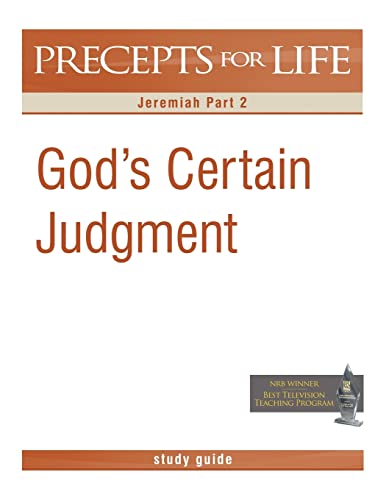 9781621190035: Precepts for Life Study Guide: God's Certain Judgment (Jeremiah Part 2)