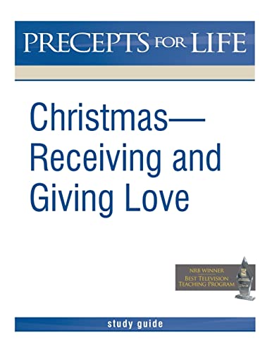 Imagen de archivo de Christmas: Receiving and Giving Love. Precepts for Life Study Guide (Black and White Version) a la venta por Lakeside Books