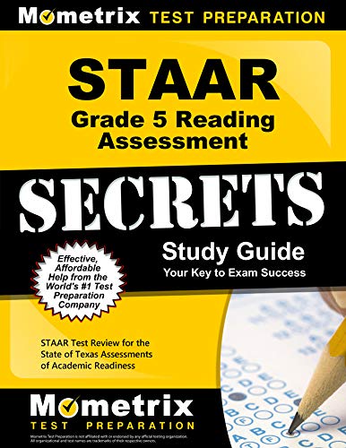 Stock image for STAAR Grade 5 Reading Assessment Secrets Study Guide: STAAR Test for sale by Hawking Books