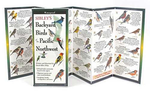 Imagen de archivo de Sibleys Back. Birds of Pacific Northwest (Foldingguides) a la venta por Goodwill Books