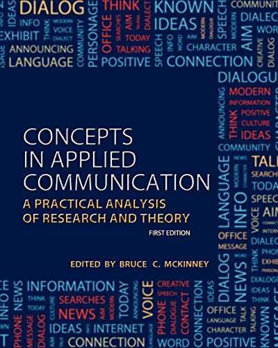 Beispielbild fr Concepts in Applied Communication zum Verkauf von Better World Books