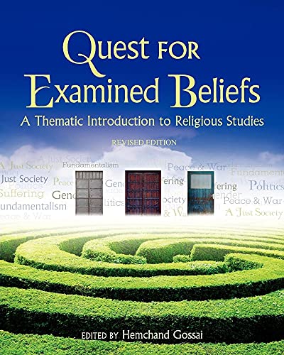 Stock image for Quest For Examined Beliefs A Thematic Introduction to Religious Studies Revised Edition for sale by a2zbooks