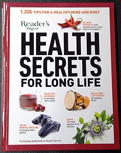 Beispielbild fr Reader's Digest Health Secrets For A Long Life 1,206 Tips For a Healthy Mind and Body zum Verkauf von Better World Books