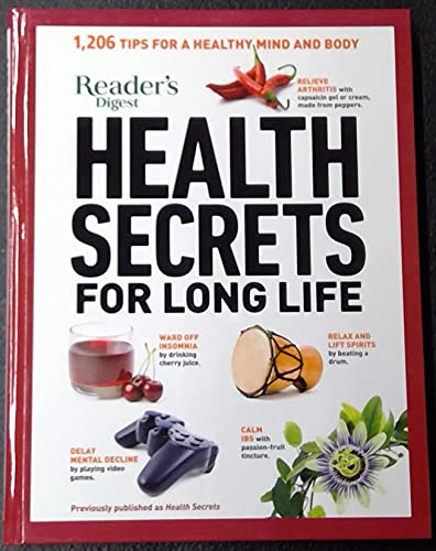 Imagen de archivo de Reader's Digest Health Secrets For A Long Life 1,206 Tips For a Healthy Mind and Body a la venta por Gulf Coast Books
