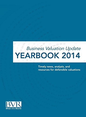 9781621500377: Business Valuation Update Yearbook 2014