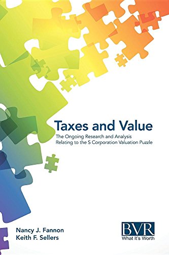 Taxes and Value: The Ongoing Research and Analysis Relating Taxes and Value: The Ongoing Research and Analysis Relating