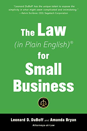 Beispielbild fr The Law (in Plain English) for Small Business zum Verkauf von Buchpark